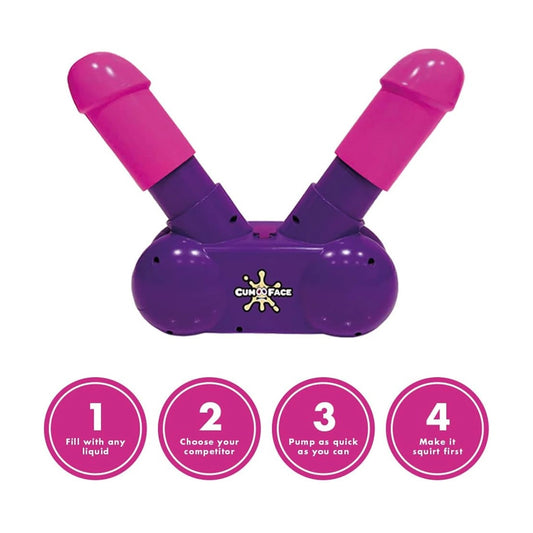 Cum Face Duel Pump Action Penis Game