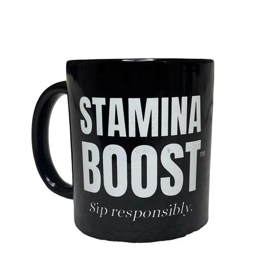 2- Stamina Boost™ Black Coffee Mug